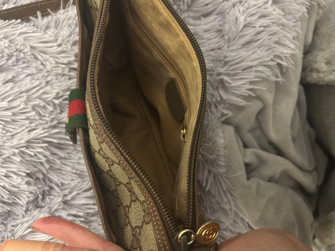 さおー　ショルダーバッグ ベージュ/ブラウン