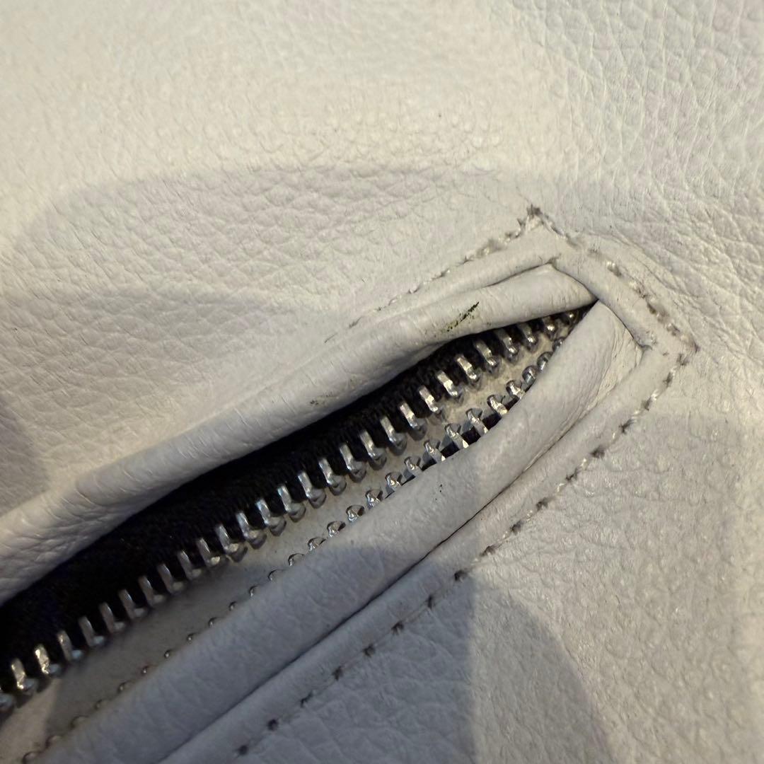 美品✨FREEDOM フリーダム　ライダースジャケット　ホワイト　40サイズ