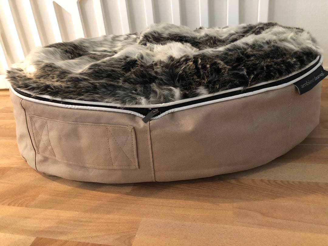 ambient lounge ベッドクッション ベ-ジュ　Mサイズ