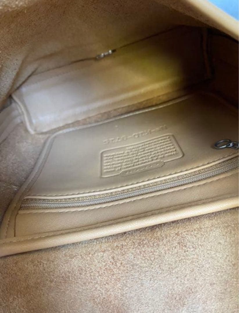 オールドコーチ coach キャメル ショルダーバッグ レザー