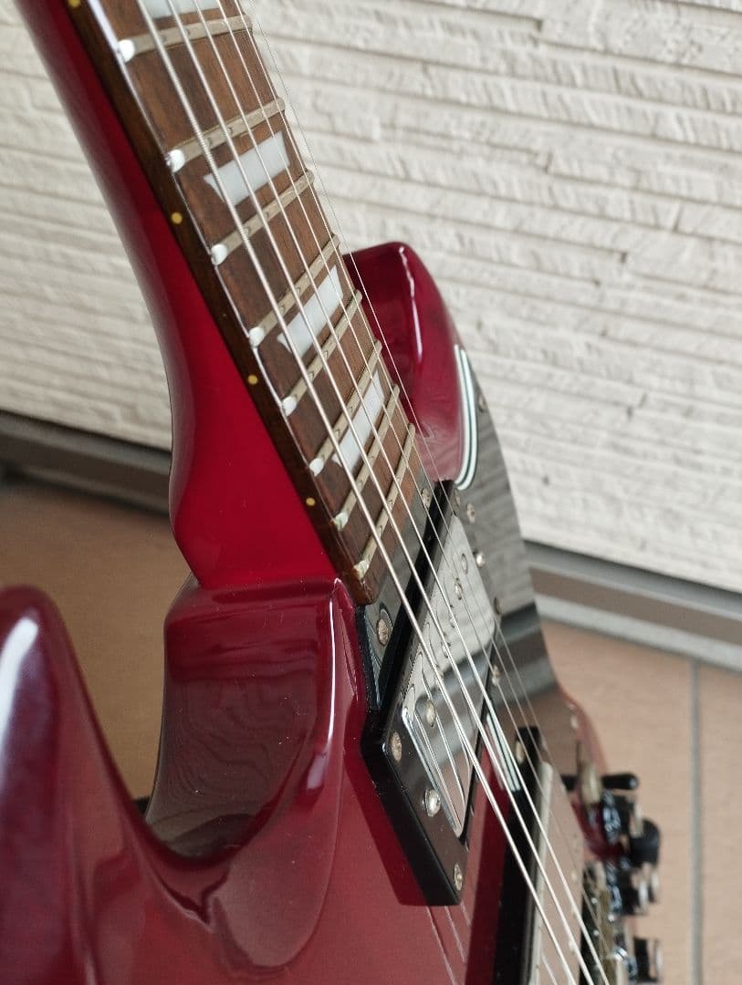 【定番】epiphone sg G-400 エピフォン チェリー セットネック