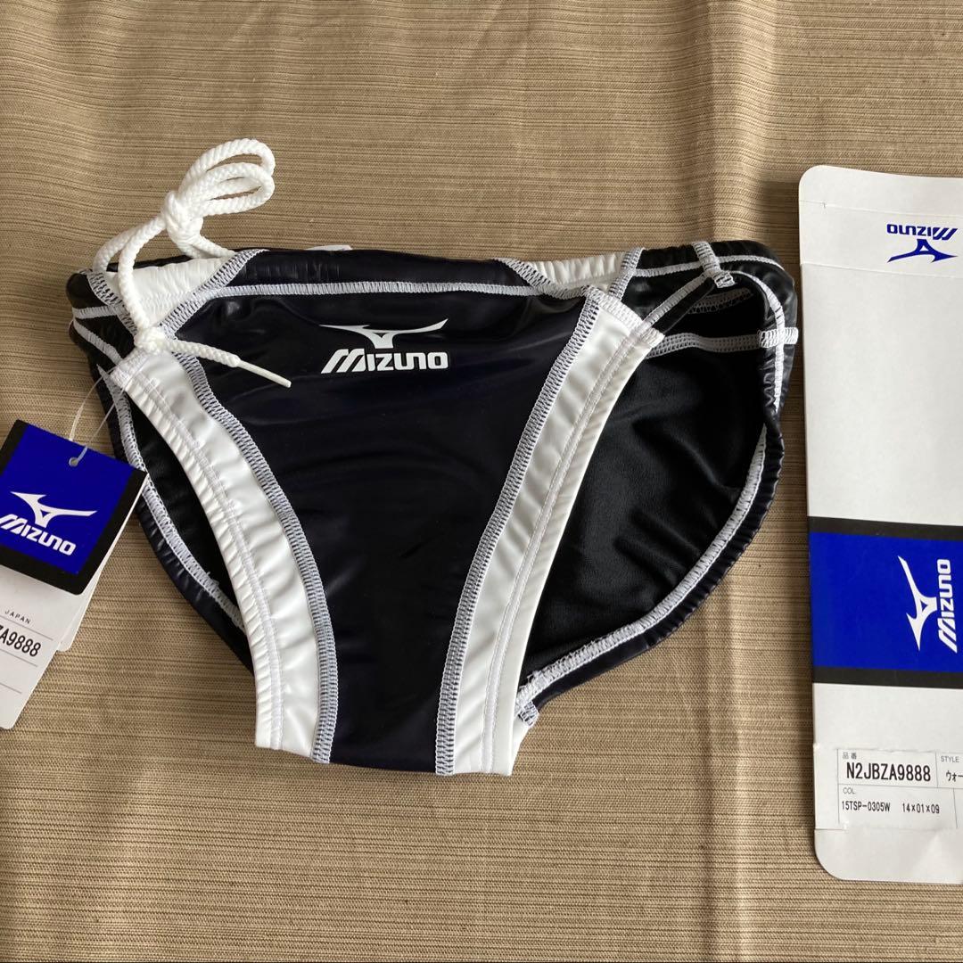 N*様 MIZUNO競パン ポロパン Mサイズ 未使用 ブラック×ホワイト