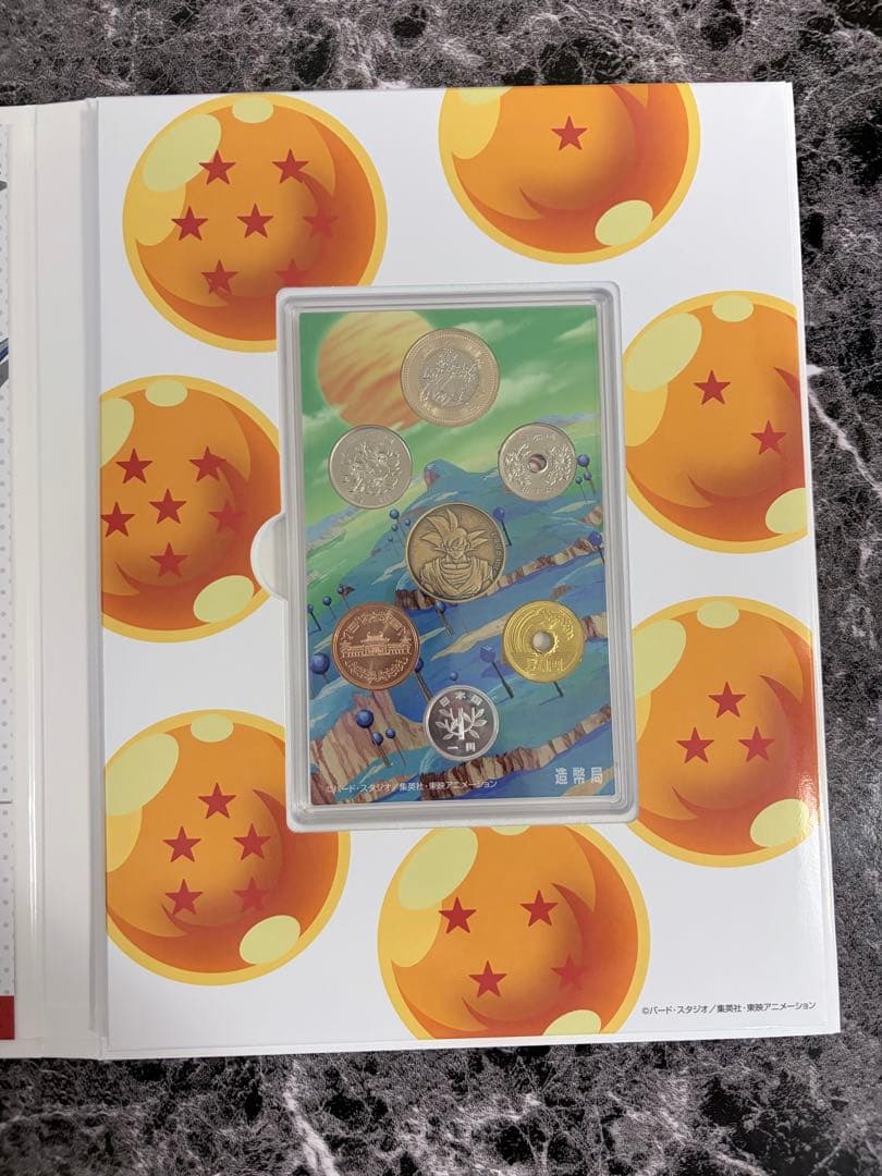 ドラゴンボール造幣局40周年記念 貨幣セット