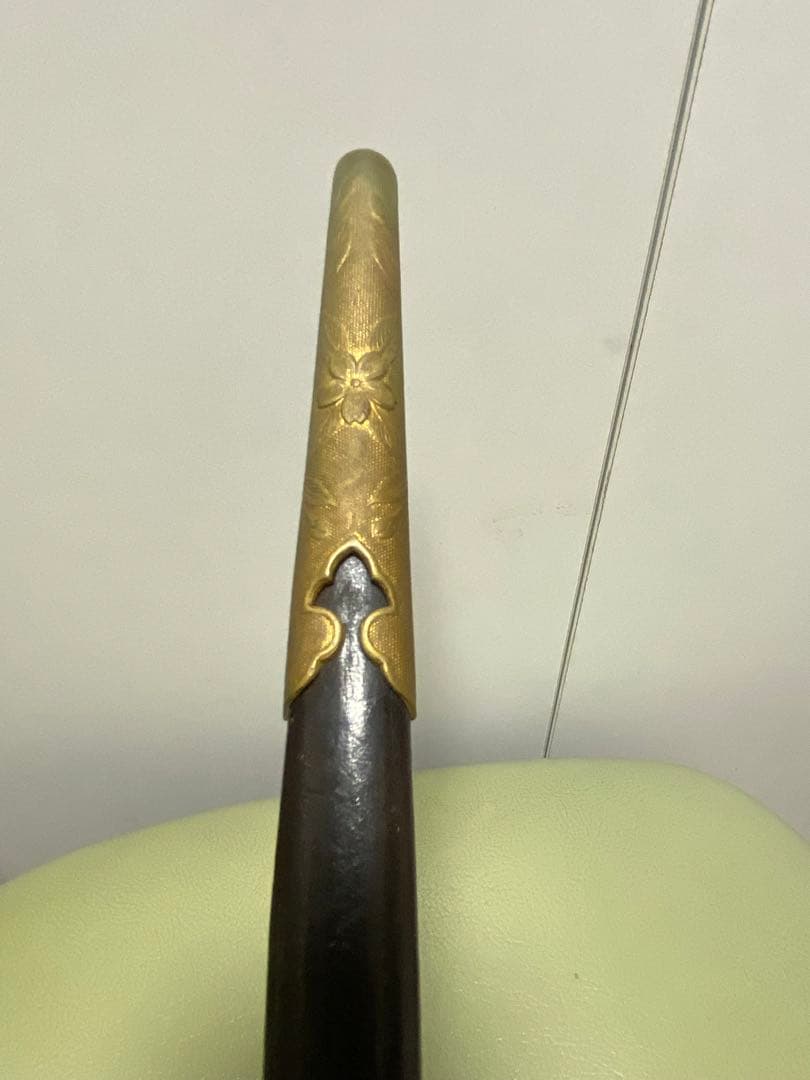 日本軍　軍刀　拵え　模造刀　指揮刀　儀礼刀　海軍短剣　ジャンク品全長42.5cm
