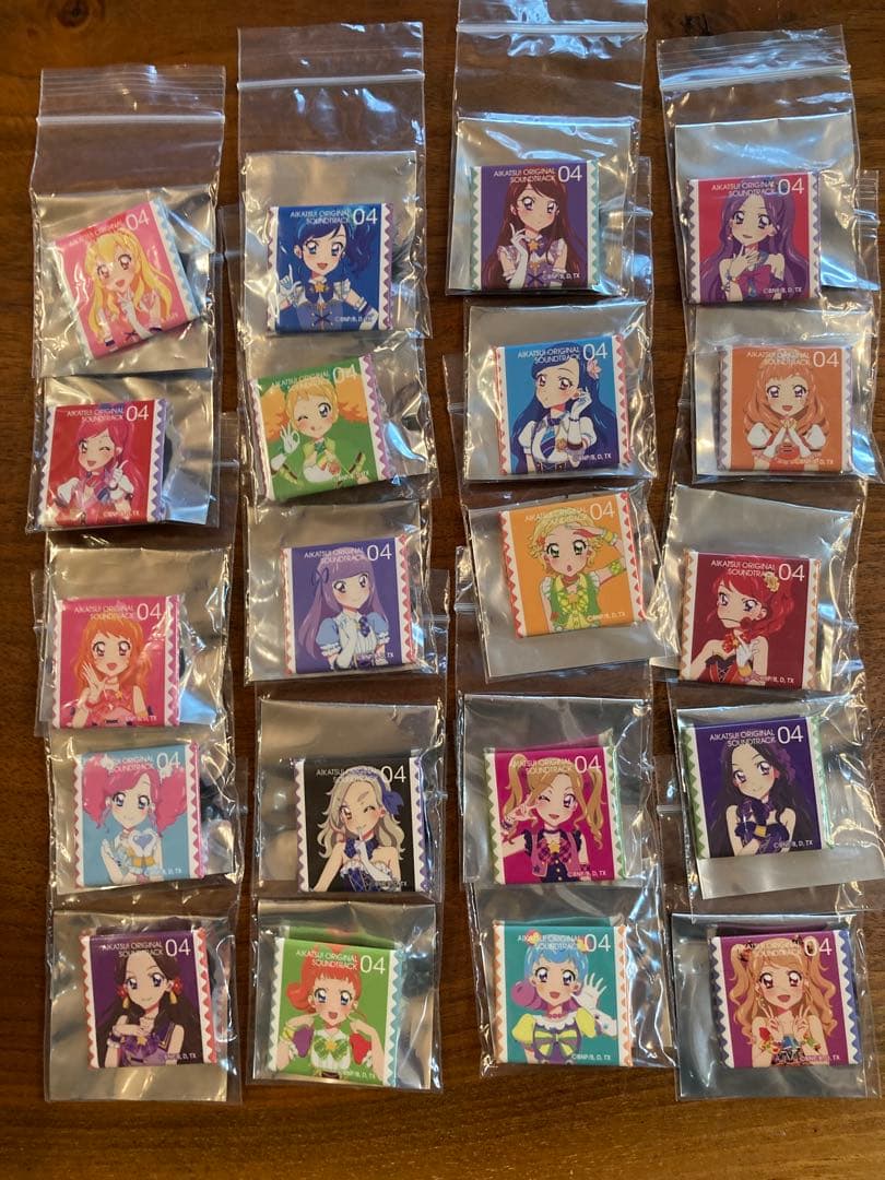 未使用　初期品　アイカツ　ジャケバッジ　星宮いちご　コンプリート　20個セット