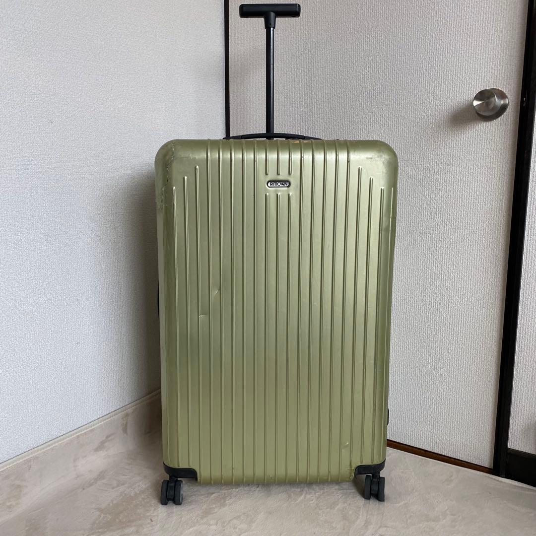 T*ん様 廃盤 リモワ サルサエアー 容量 91L 4輪 TSAロック ライムグ