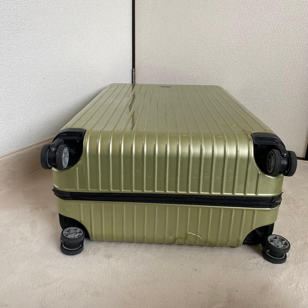 T*ん様 廃盤 リモワ サルサエアー 容量 91L 4輪 TSAロック ライムグ