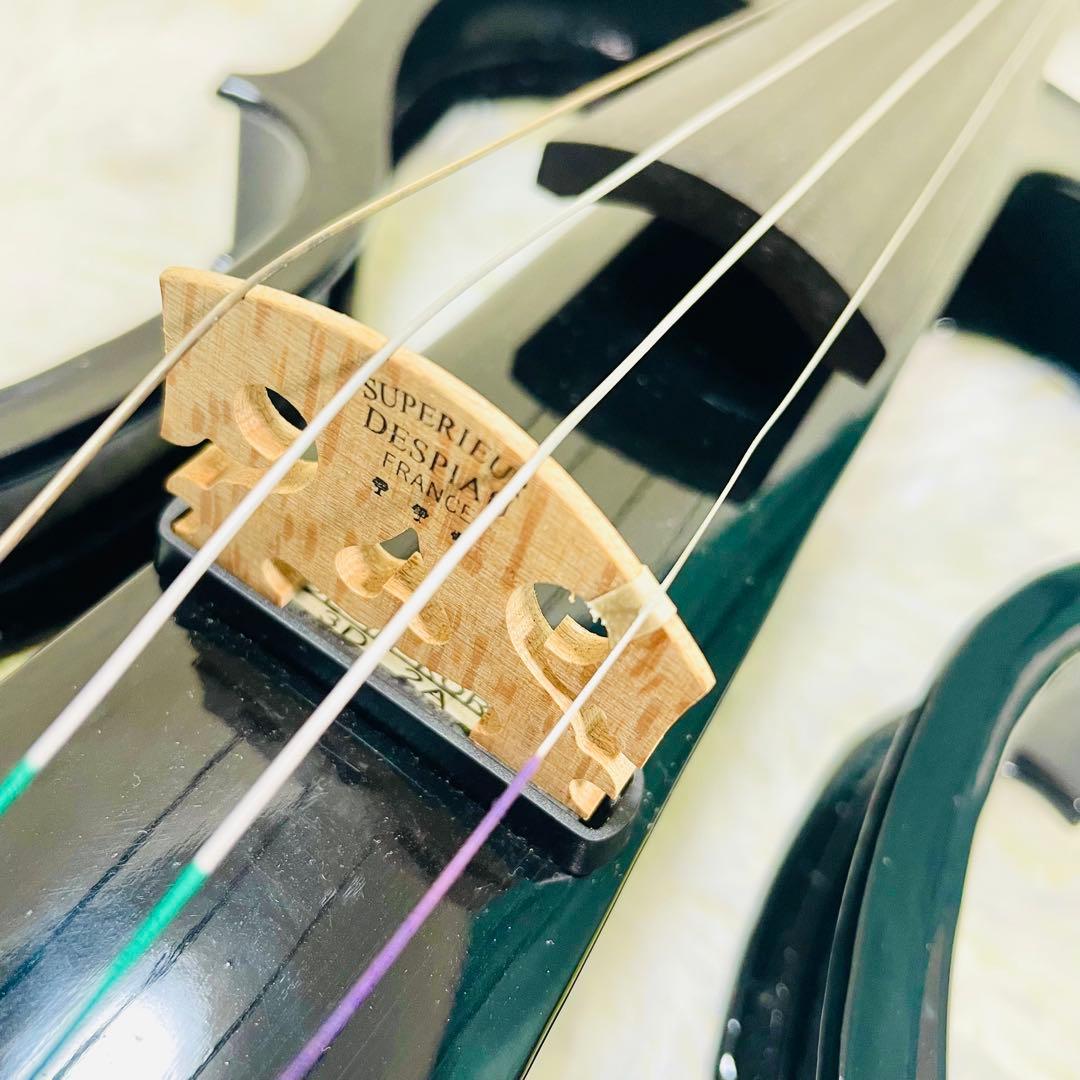 超美品　カルロジョルダーノ　サイレントバイオリン　EV-201 付属品多数