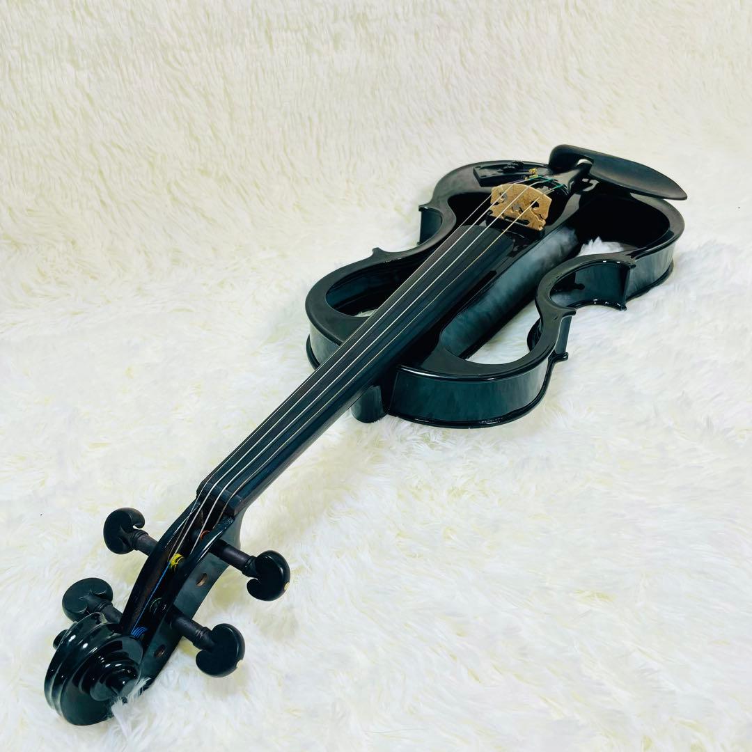 超美品　カルロジョルダーノ　サイレントバイオリン　EV-201 付属品多数