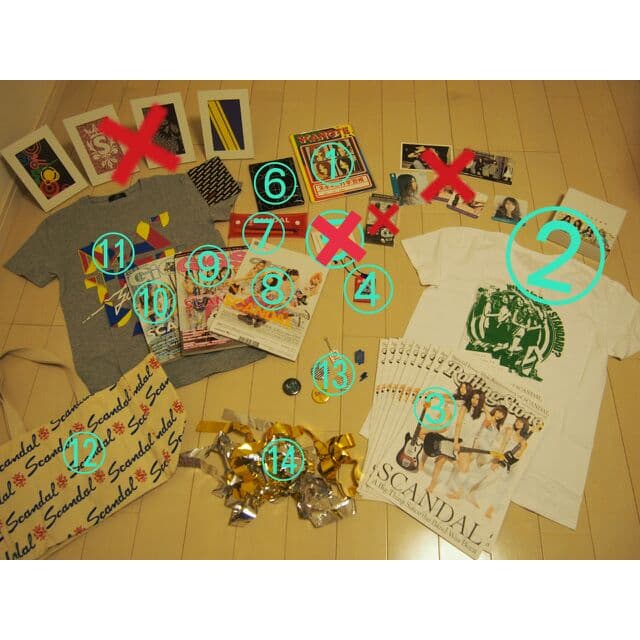 SCANDALグッズ（値段&郵送方法交渉可！購入特典有！2個以上購入で割引有！）