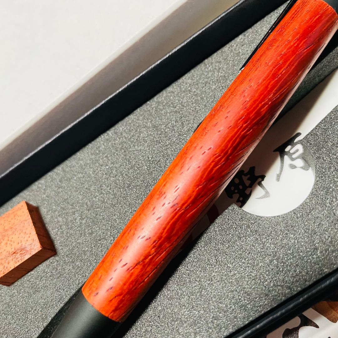 野原工芸　ボールペン　紅紫檀　スタンダード　新品　最新型 保証書付き