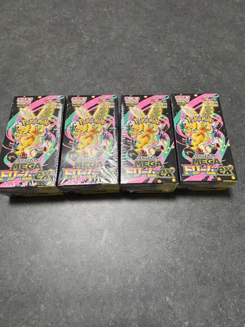 【シュリンク付き】MEGAドリームex 4ボックス
