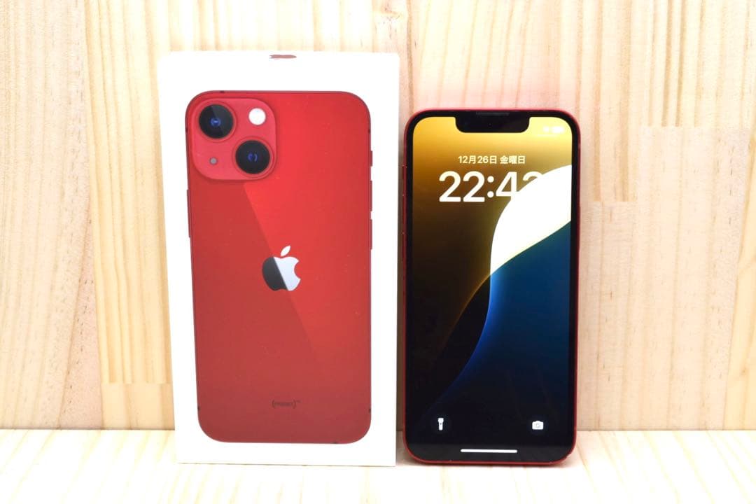 Apple iPhone 13 mini Red 256GB 箱付
