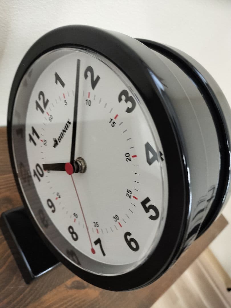 両面時計　ダブルフェイス　クロック　170D　ブラック　ダルトン