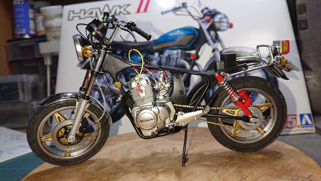 アオシマHONDA CB400T (改)タミヤ ハセガワ フジミ