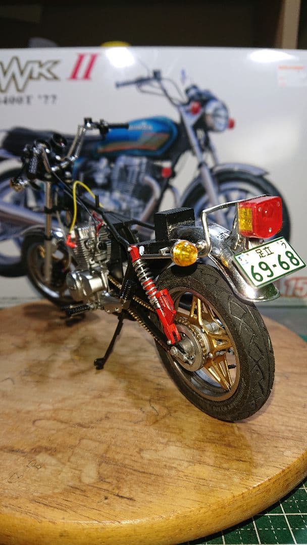 アオシマHONDA CB400T (改)タミヤ ハセガワ フジミ