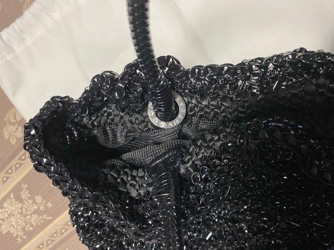 最終極美品正規現行品アンテプリマ　ワイヤーグリッター　ブラック　バッグ