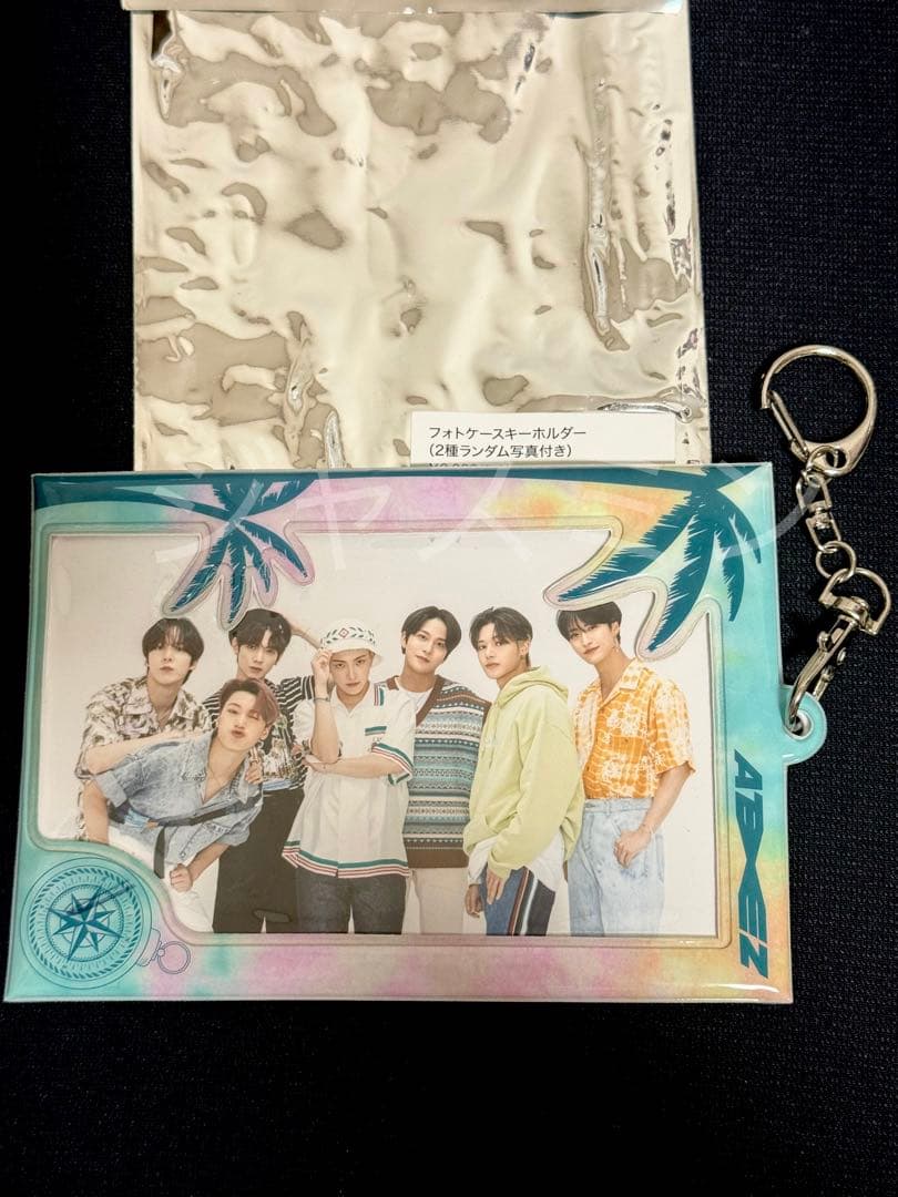 Ateez ユノ 直筆サイン入り フォトケースキーホルダー