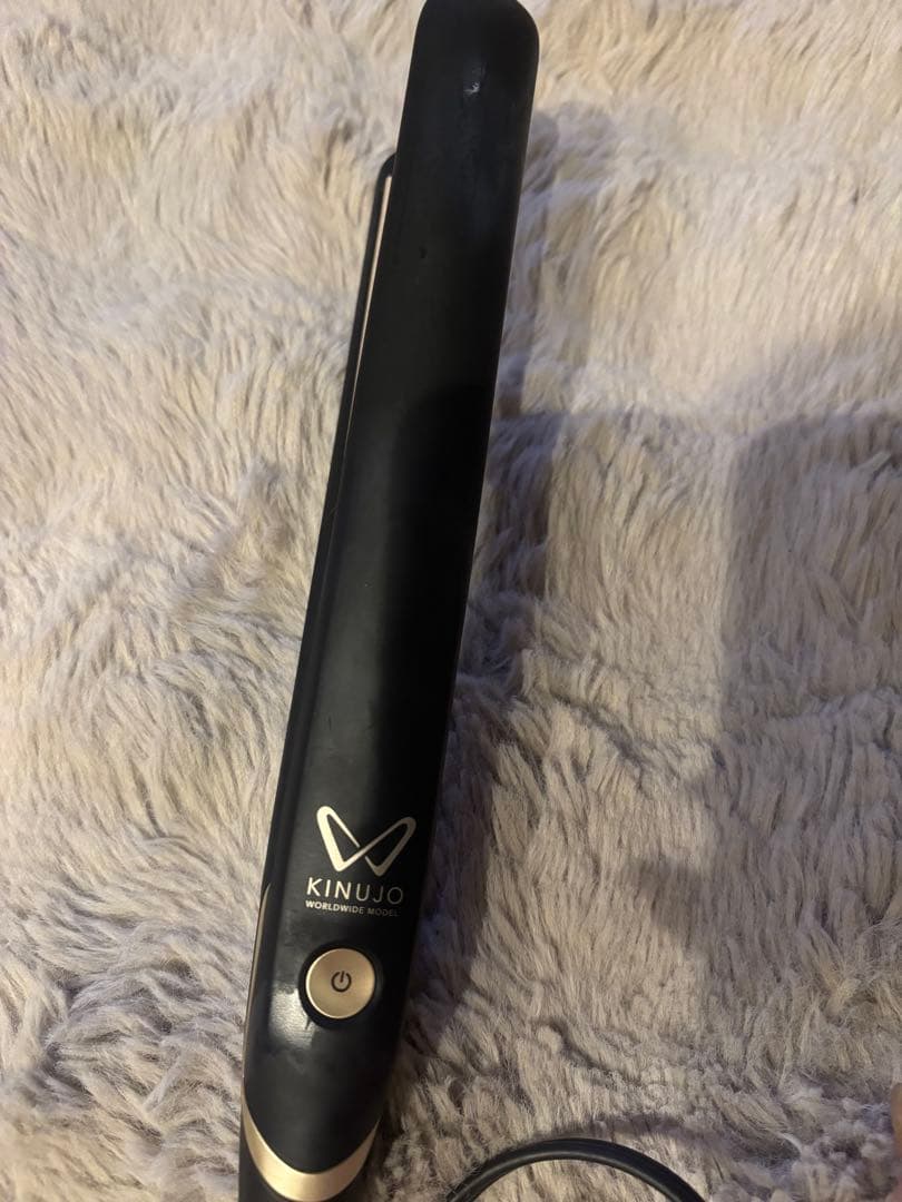 KINUJO ストレートヘアアイロン ブラック/ゴールド