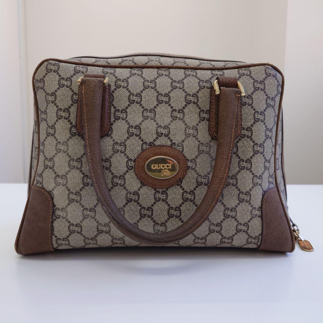 GUCCI グッチプラス ミニボストン ハンドバッグ PVC