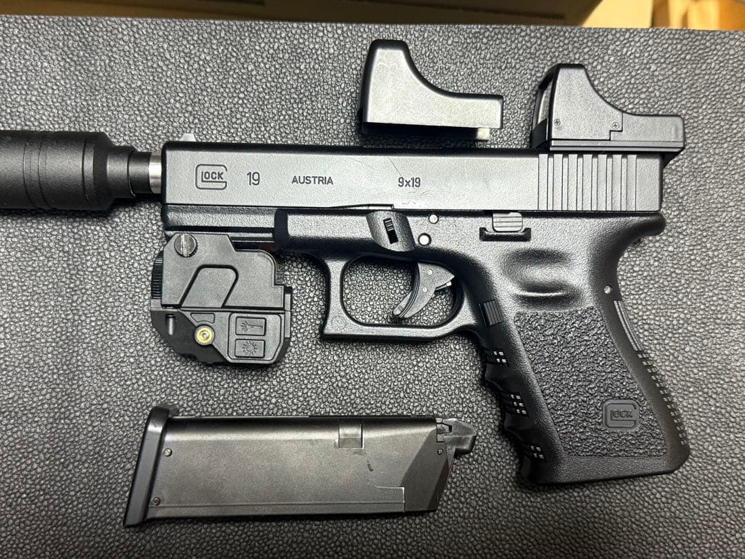 東京マルイ ガスガン GLOCK19 グロック19 3rdGen カスタム 美品