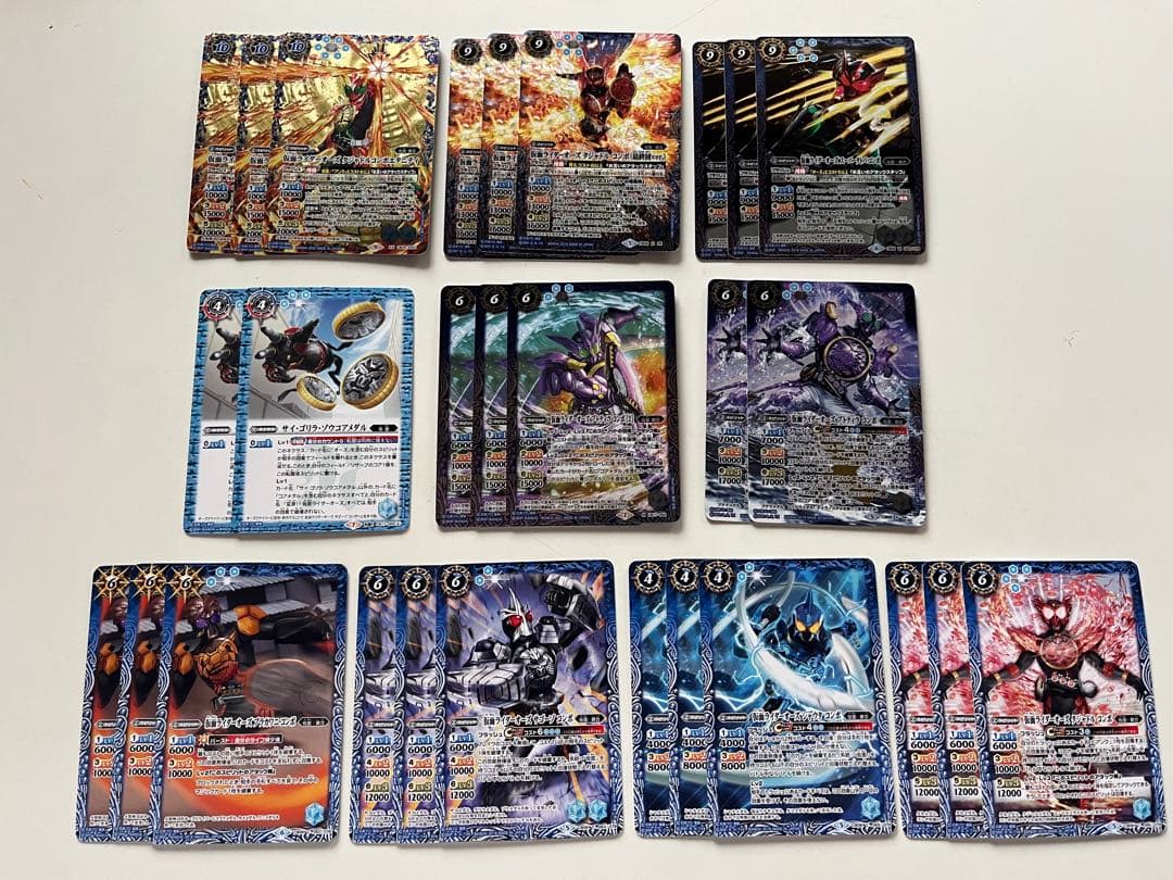 仮面ライダーオーズ　アンク　コアメダル　スリーブ　差し替えカード付き