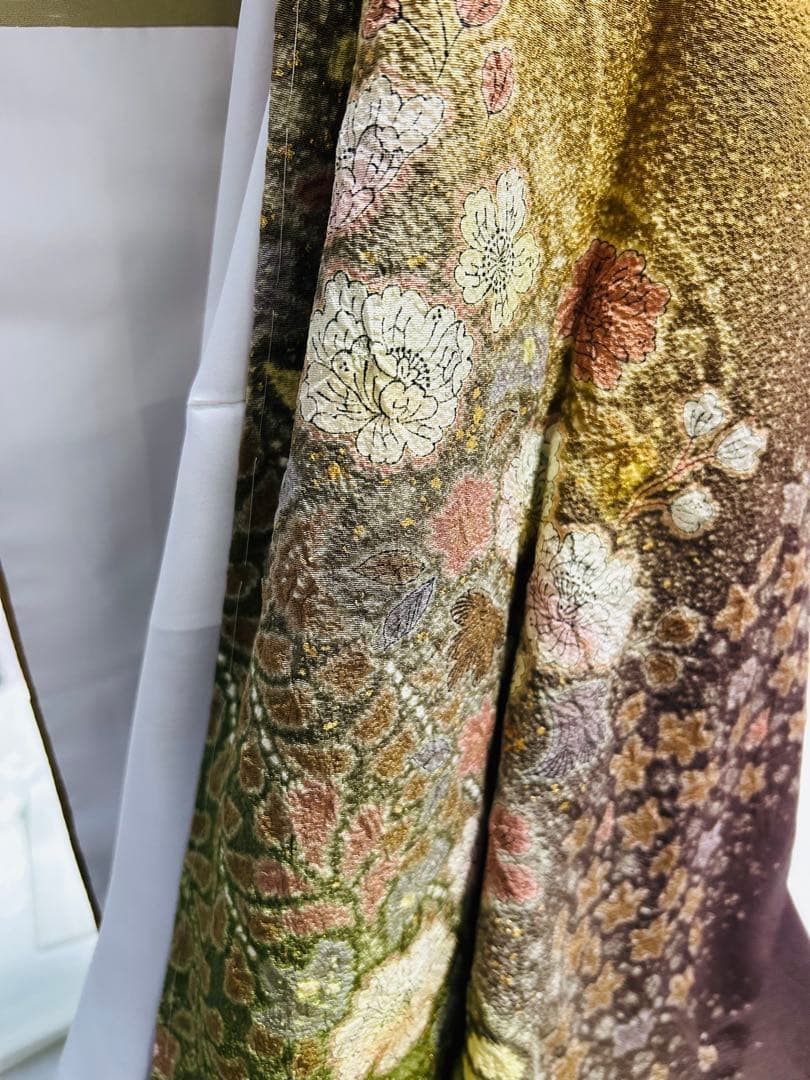 ゆ*ー様 新品　日本を代表する辻ヶ花　作家　吉野一廉作品 脹れ織辻ヶ花袋帯　正絹