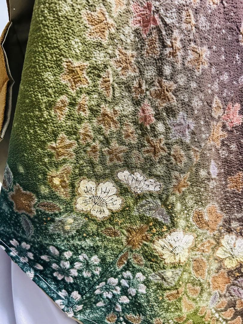 ゆ*ー様 新品　日本を代表する辻ヶ花　作家　吉野一廉作品 脹れ織辻ヶ花袋帯　正絹