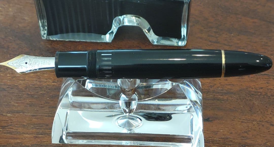 モンブラン149　Fニブ　細字 18K ミステリーブラック 新品インク付属