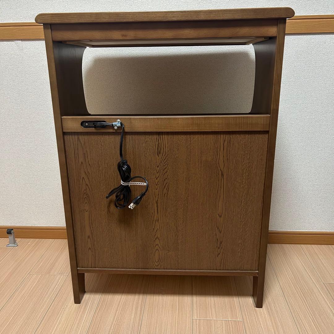 カリモク家具 電話台 FAX台 コンセント付き　karimoku 高級家具