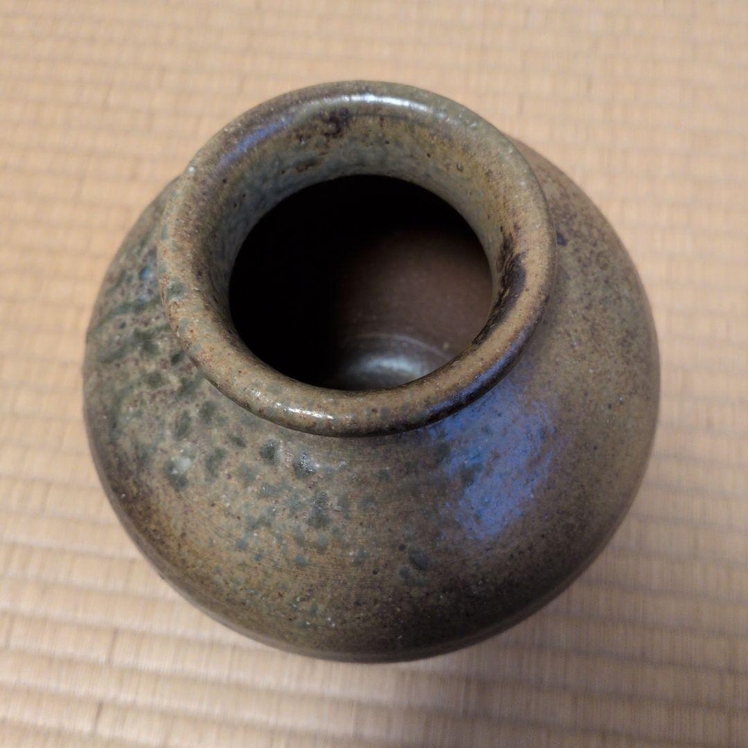 越前焼 国成窯「国成」壺 古壺 骨董品合わせ箱 刻印あり 箱なし