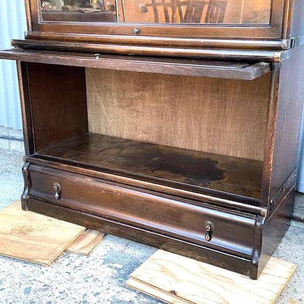 グローブヴェルニッケ社　スタッキングブックケース　イギリスアンティーク