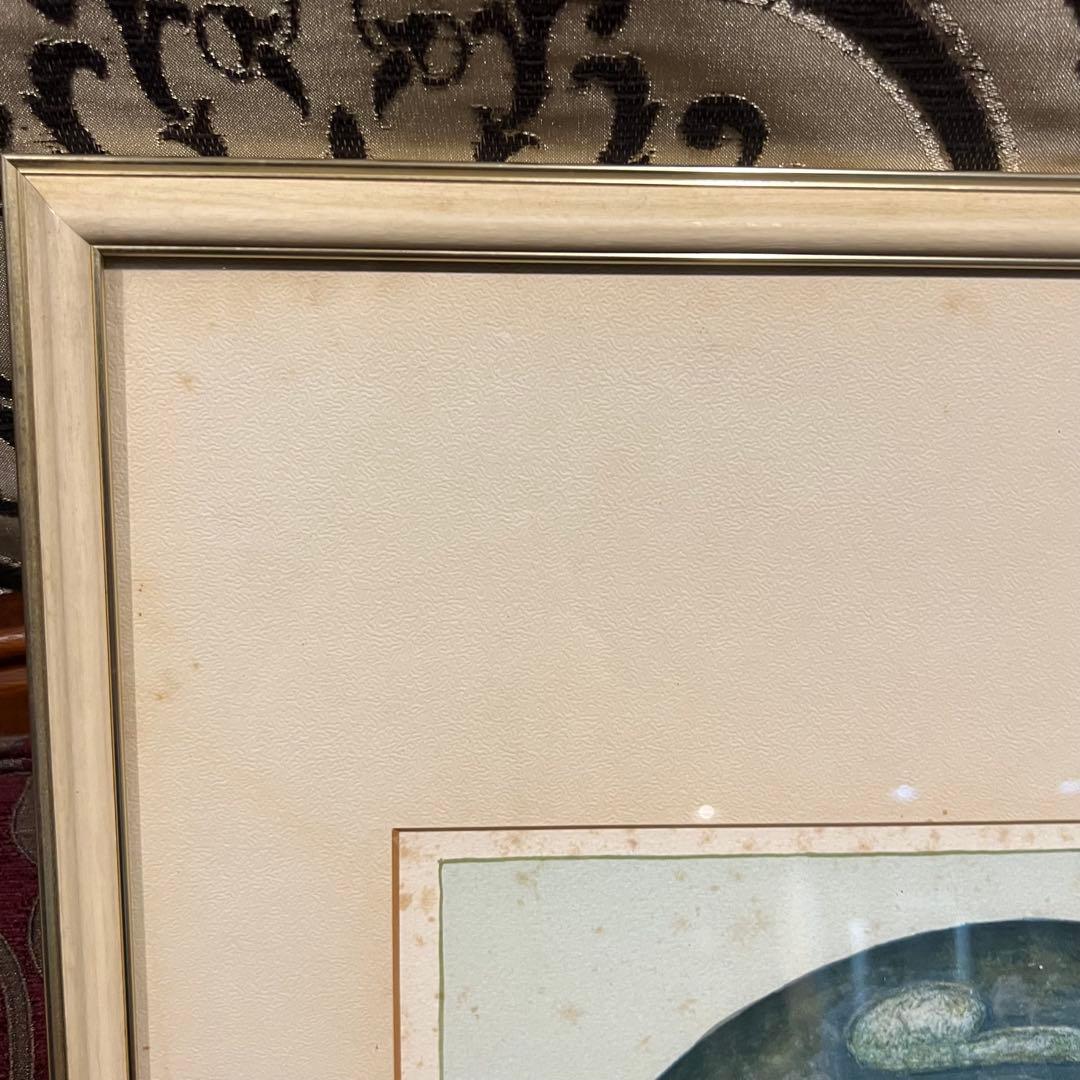 杉山有　リトグラフ　菊　4/50 Sugiyamayu