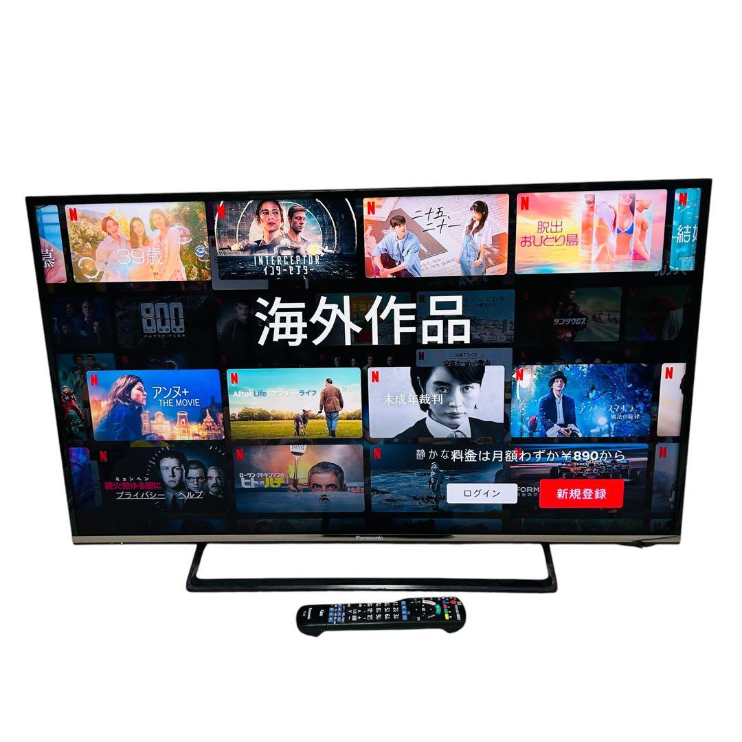 パナソニック 40V型 4K液晶テレビ ビエラ TH-40DX600 動画アプリ