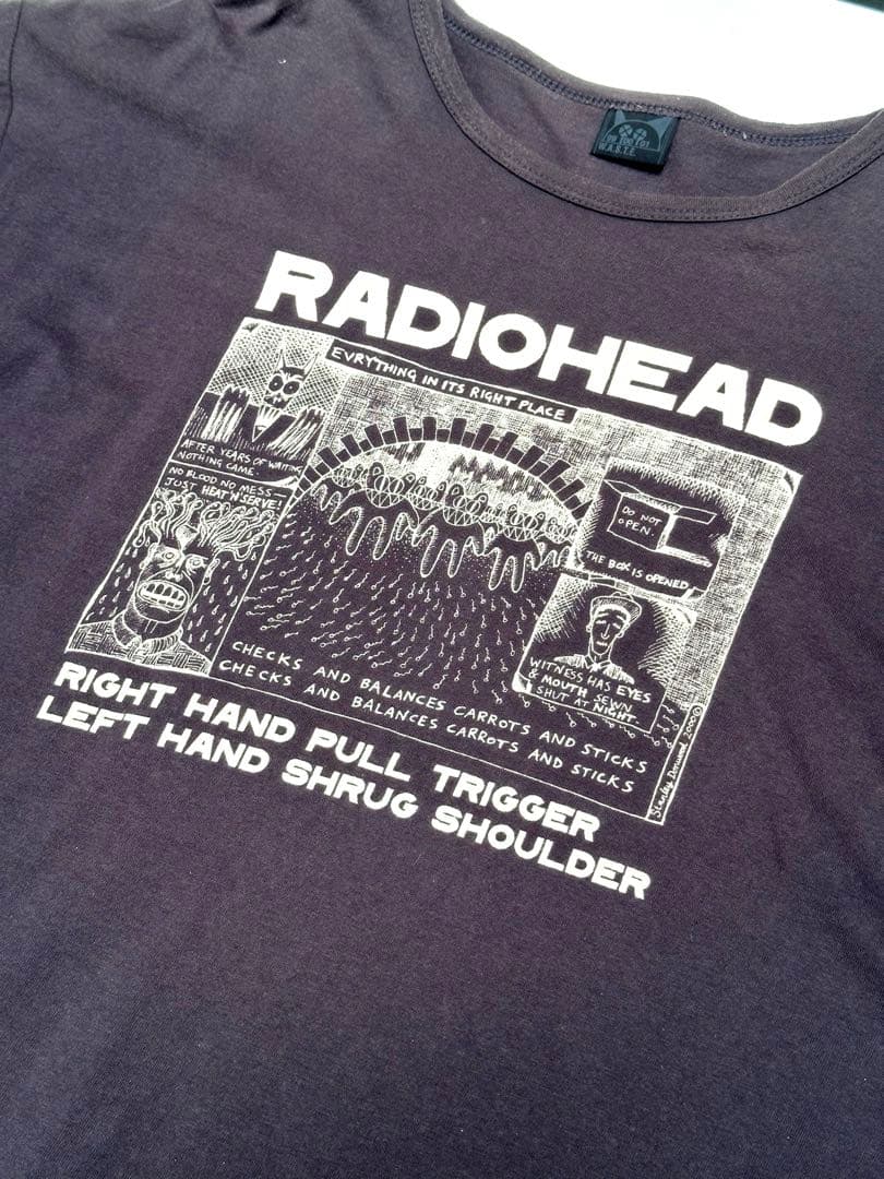 レディオヘッド/Radiohead 2001年ライブ Tシャツ