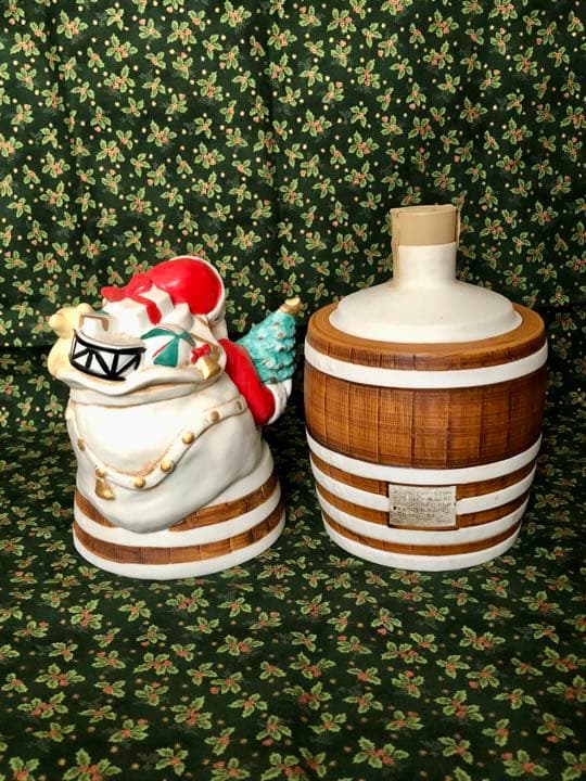 サントリーブランデーXOデラックス サンタクロースボトル（箱付き）