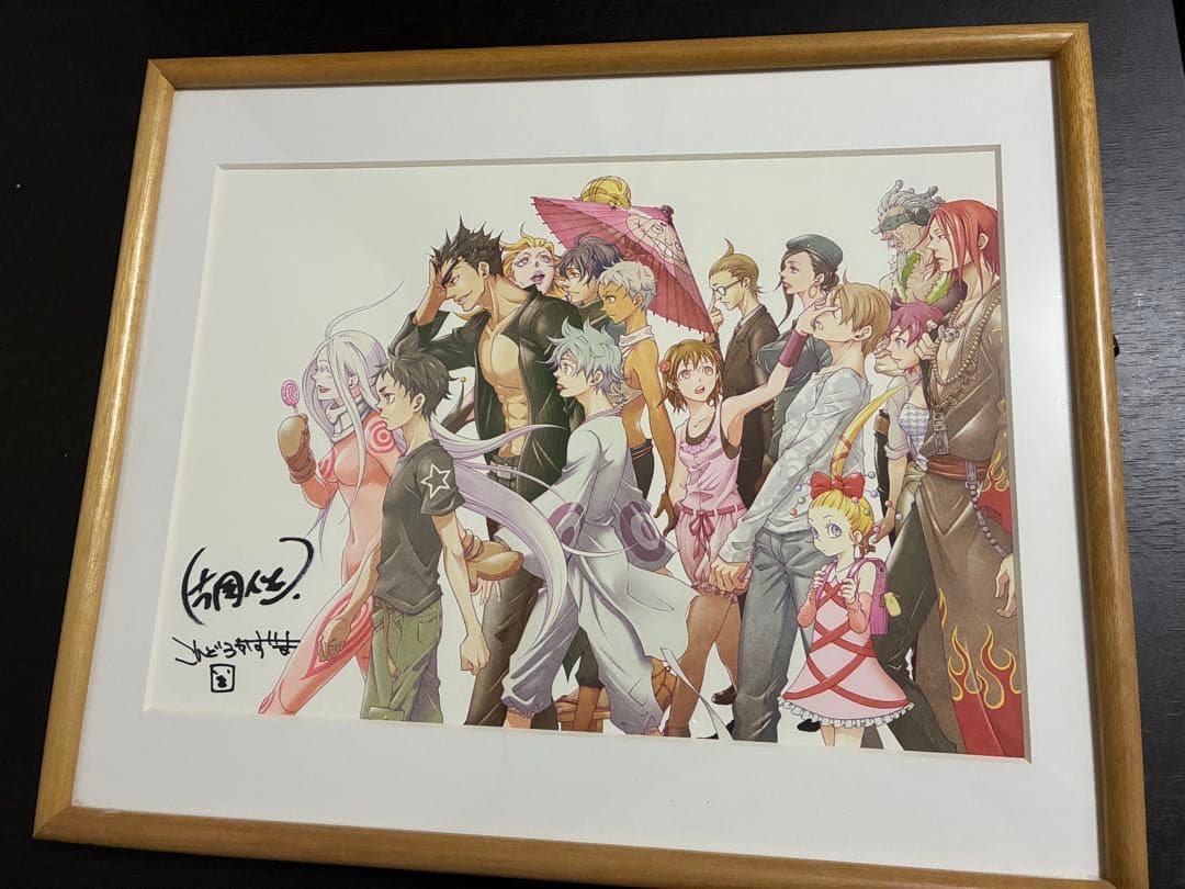 デッドマンワンダーランド　サイン入り複製原画