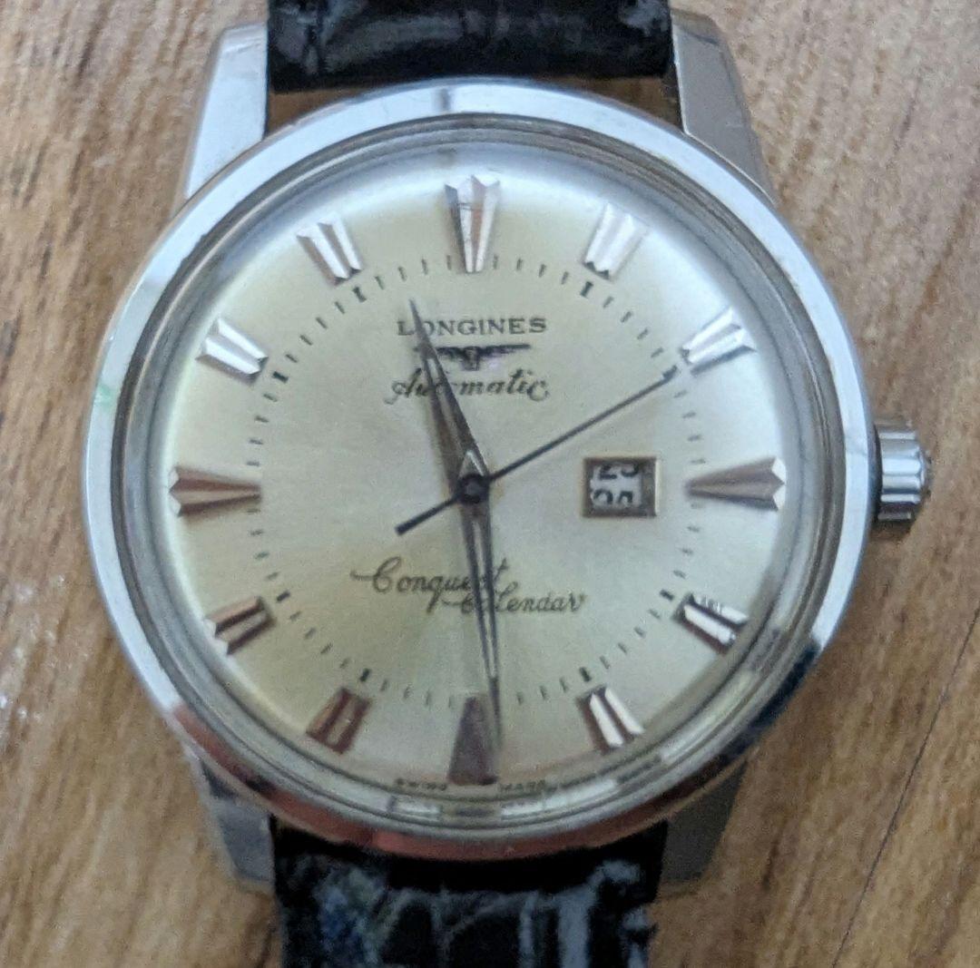 【アンティーク時計】ロンジン コンクエストカレンダーファーストモデル