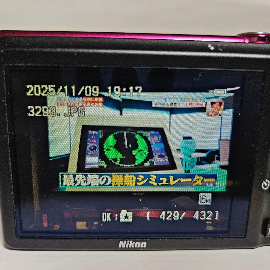 コンパクトデジカメ Nikon coolpix s6200 作動品 綺麗 11.