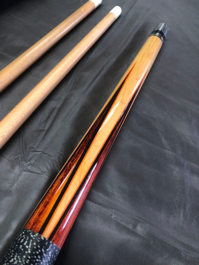 ビギナー向け　ビリヤードキュー　本ハギ　4剣　キューケース　付き