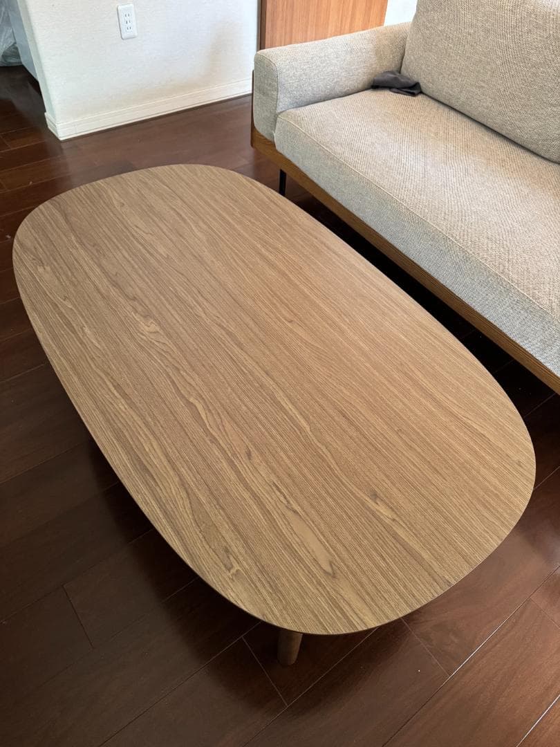 無印良品こたつにもなるローテーブル　大