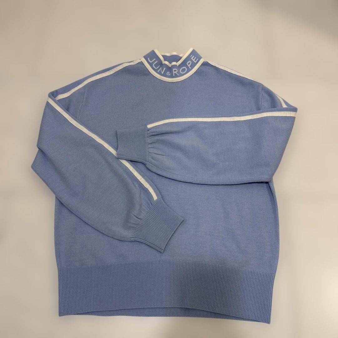 JUN ROPÉ ライトブルー セーター S