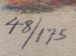 荻須高徳 【ラファエル広場】 リトグラフ