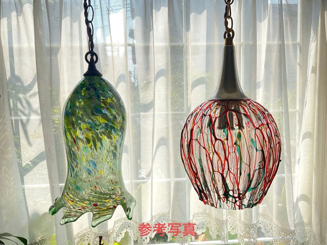 ヴィンテージ！美しい線状模様「ペンダントランプ」