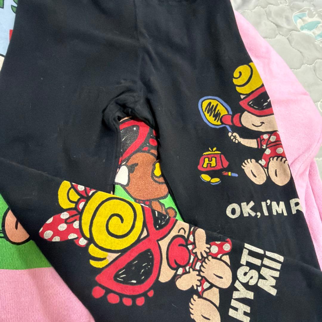 ヒスミニ　リボンミニーちゃん　くま　　レギンス　スウェットセット