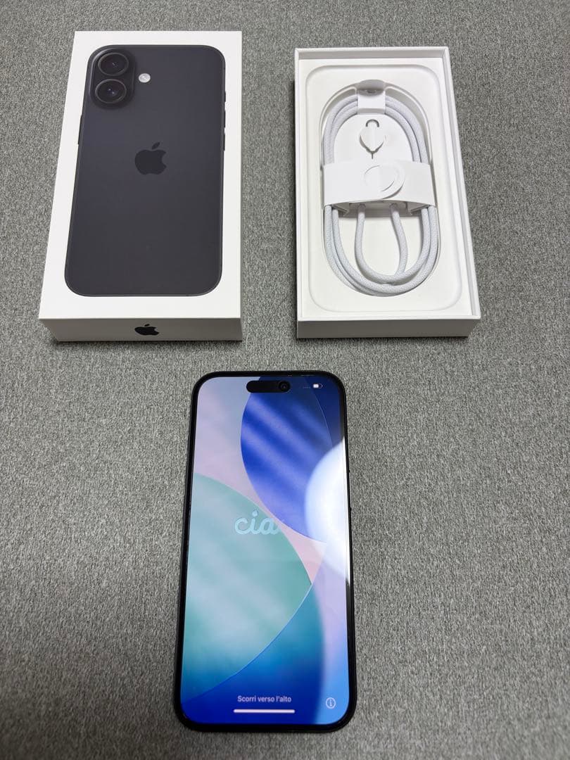 iPhone 16 128GB バッテリー容量97% SIMフリー 本体