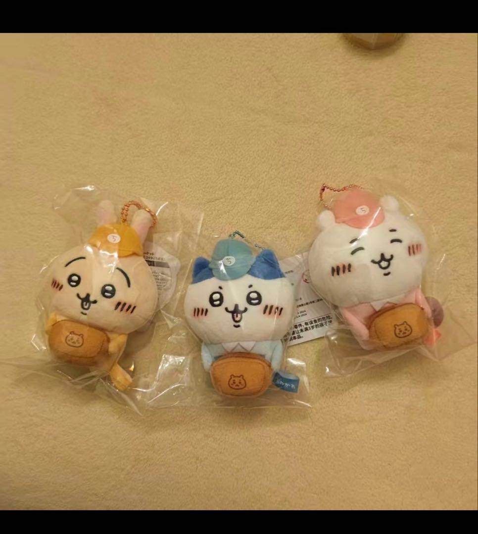 【s】ちいかわ 働くスタッフさんマスコット 3点セット