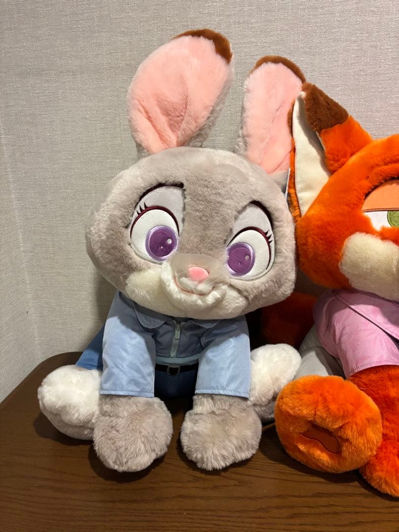 ズートピア2 ジュディ ニック ぬいぐるみ　コストコ　ブランケット付　ディズニー