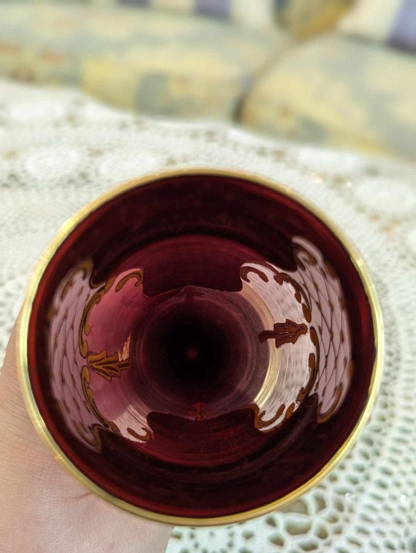 ベネチアングラス　水差し＆シャンパングラス　7Pセット