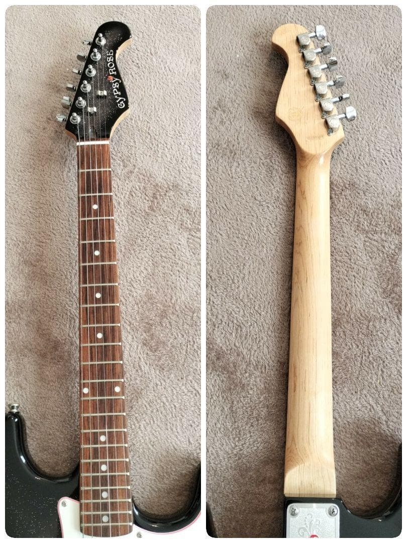 【美品】Gypsy Rose エレキギター　ジプシーローズ　女の子向け　ストラト